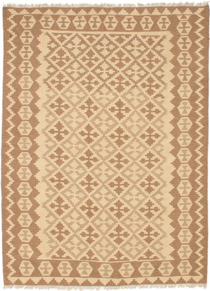 Persian Rug Kilim Fars 6'11"x5'1" 6'11"x5'1", Persian Rug Woven by hand