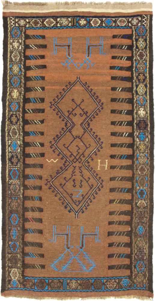  ペルシャ絨毯 キリム Fars 171x87 171x87,  ペルシャ絨毯 手織り