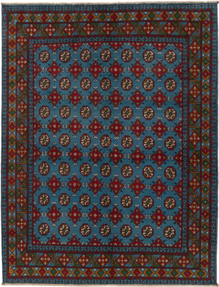 Afghanischer Teppich Afghan Akhche 192x145 192x145, Perserteppich Handgeknüpft