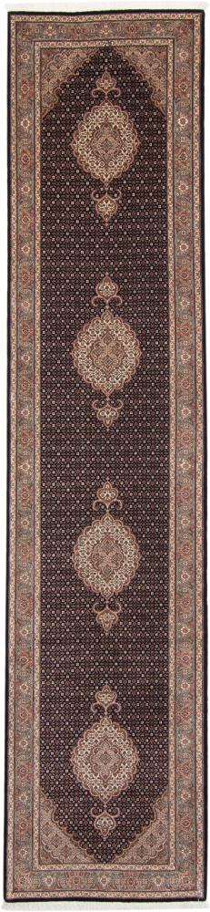 Persian Rug Tabriz 50Raj 12'9"x2'9" 12'9"x2'9", Persian Rug Knotted by hand