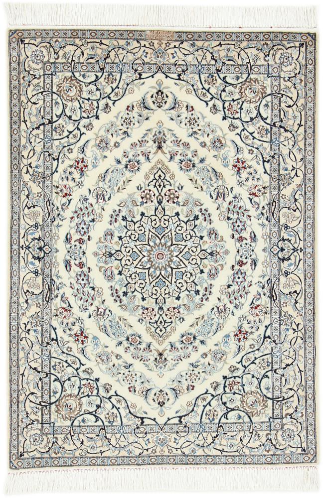 Perzisch tapijt Nain 6La 4'1"x2'11" 4'1"x2'11", Perzisch tapijt Handgeknoopte