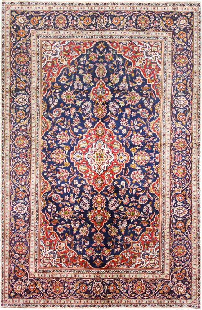 Persian Rug Keshan 9'11"x6'5" 9'11"x6'5", Persian Rug Knotted by hand