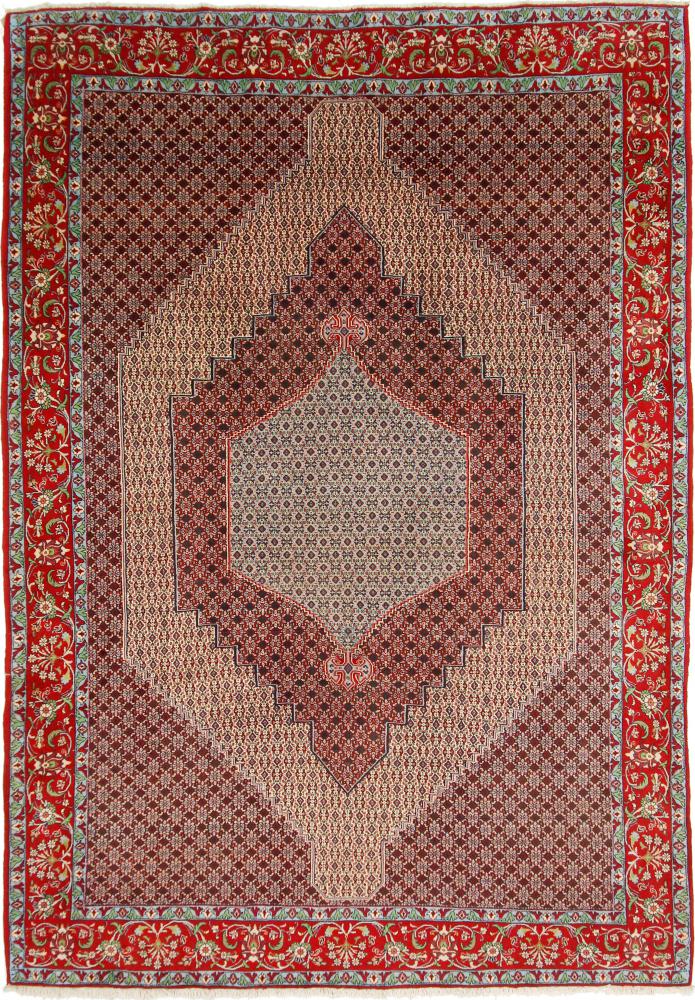 Persian Rug Senneh 11'7"x8'3" 11'7"x8'3", Persian Rug Knotted by hand