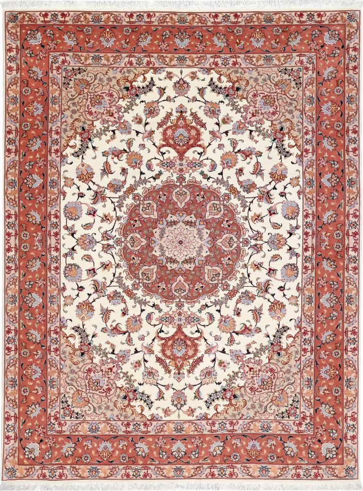 Tapete persa Tabriz 50Raj 201x151 201x151, Tapete persa Atado à mão