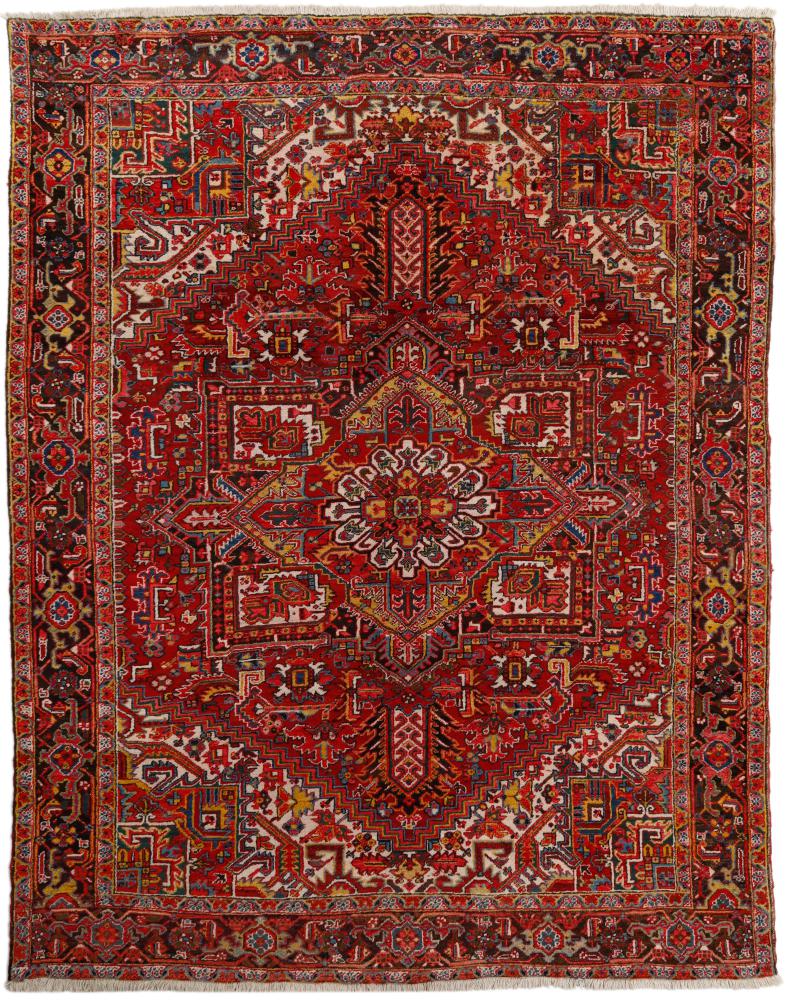 Persian Rug Heriz 11'5"x9'0" 11'5"x9'0", Persian Rug Knotted by hand