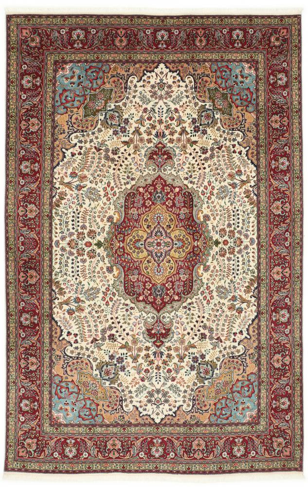 Persian Rug Tabriz 9'11"x6'5" 9'11"x6'5", Persian Rug Knotted by hand