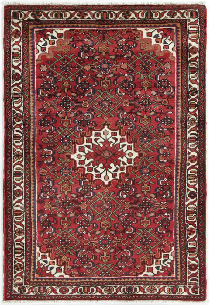 Persian Rug Hamadan 5'7"x3'9" 5'7"x3'9", Persian Rug Knotted by hand