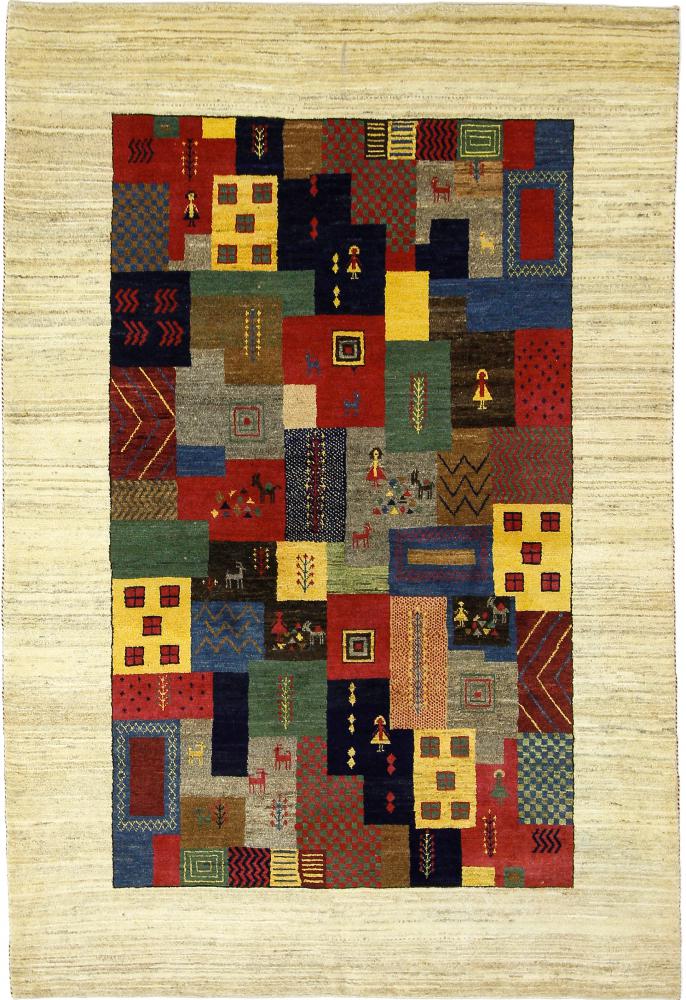 Perzisch tapijt Perzisch Gabbeh Loribaft 7'2"x4'11" 7'2"x4'11", Perzisch tapijt Handgeknoopte