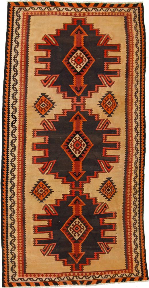 Persisk matta Kilim Fars Azerbajdzjan Antik 296x154 296x154, Persisk matta handvävd 