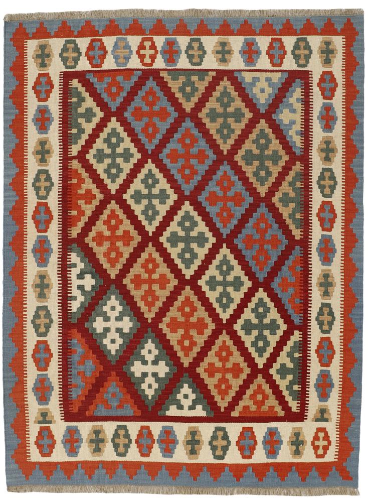  ペルシャ絨毯 キリム Fars 198x152 198x152,  ペルシャ絨毯 手織り
