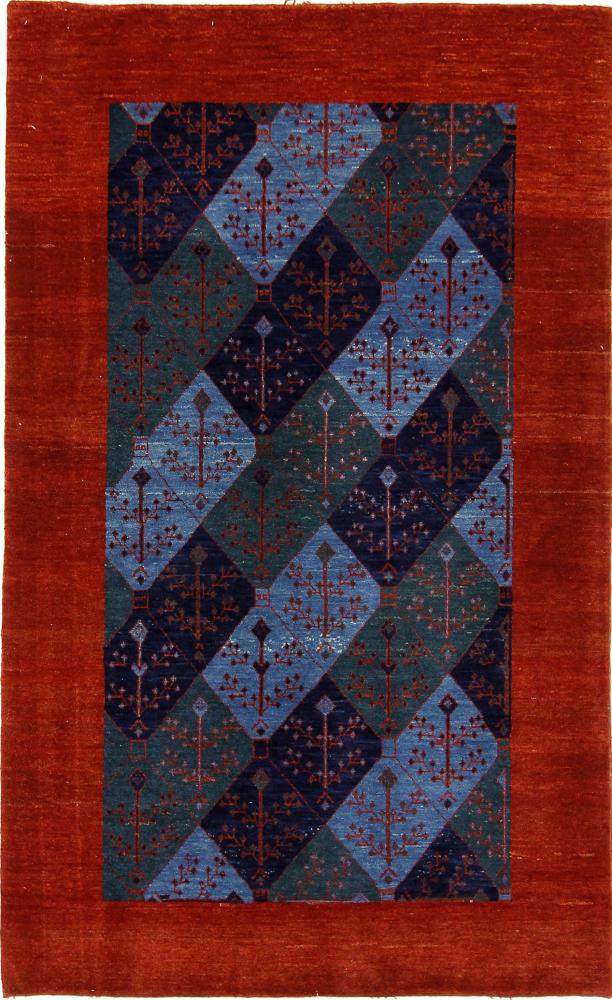 Persian Rug Persian Gabbeh Loribaft 6'7"x4'0" 6'7"x4'0", Persian Rug Knotted by hand