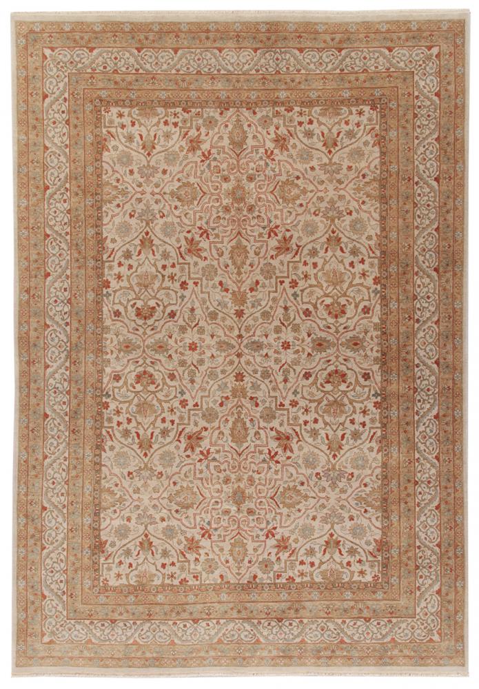 Indo rug Indo Tabriz Royal 9'11"x8'2" 9'11"x8'2", Persian Rug Knotted by hand