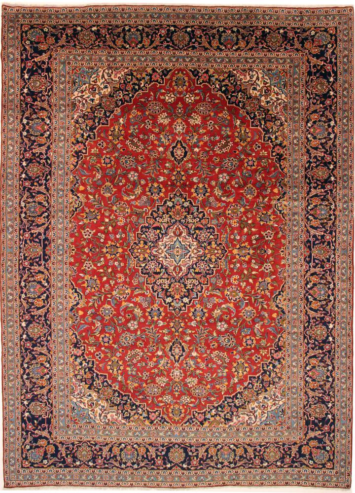Persisk matta Keshan 417x299 417x299, Persisk matta Knuten för hand