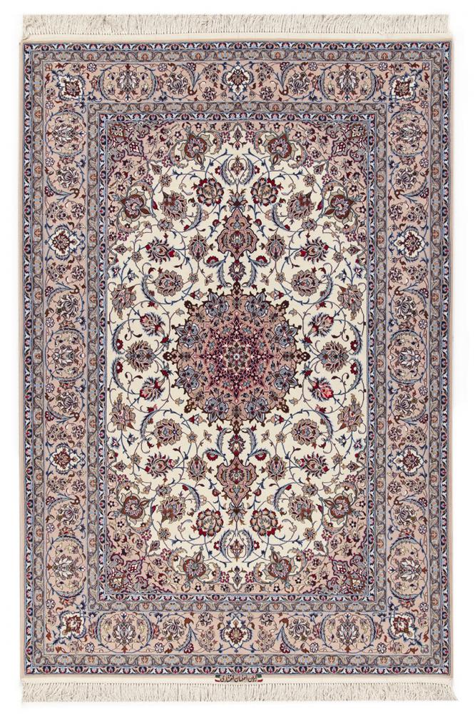 Persialainen matto Isfahan Sherkat Silkkiloimi 239x160 239x160, Persialainen matto Solmittu käsin