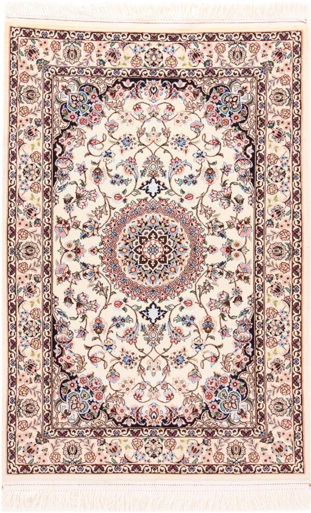 Persisk matta Isfahan Silkesvarp 117x80 117x80, Persisk matta Knuten för hand