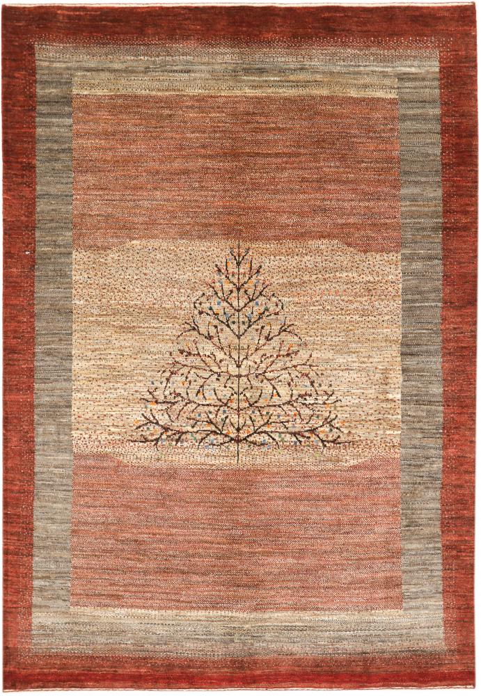 Tappeto persiano Persia Gabbeh Loribaft Nature 7'3"x5'0" 7'3"x5'0", Tappeto persiano Annodato a mano