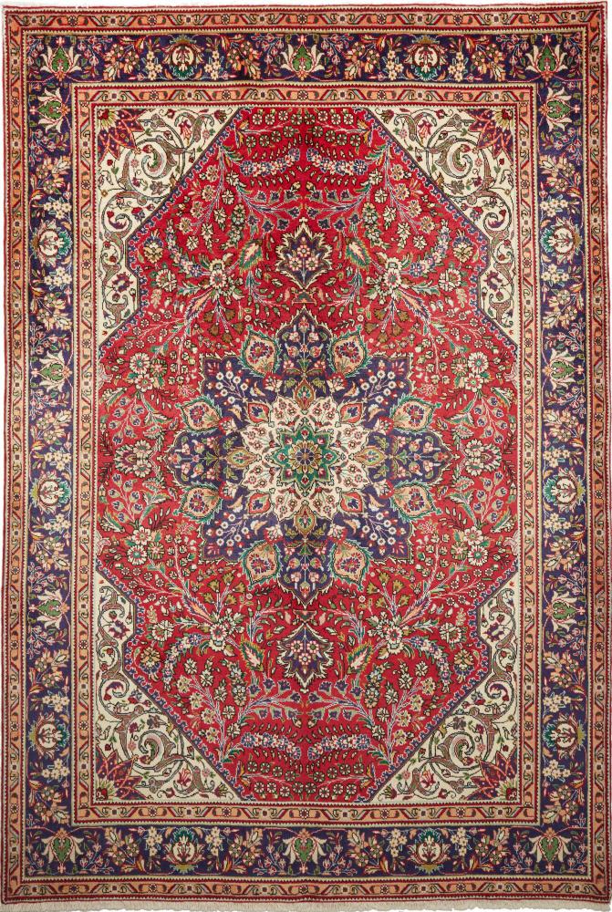 Perzsa szőnyeg Tabriz 9'8"x6'7" 9'8"x6'7", Perzsa szőnyeg Kézzel csomózva