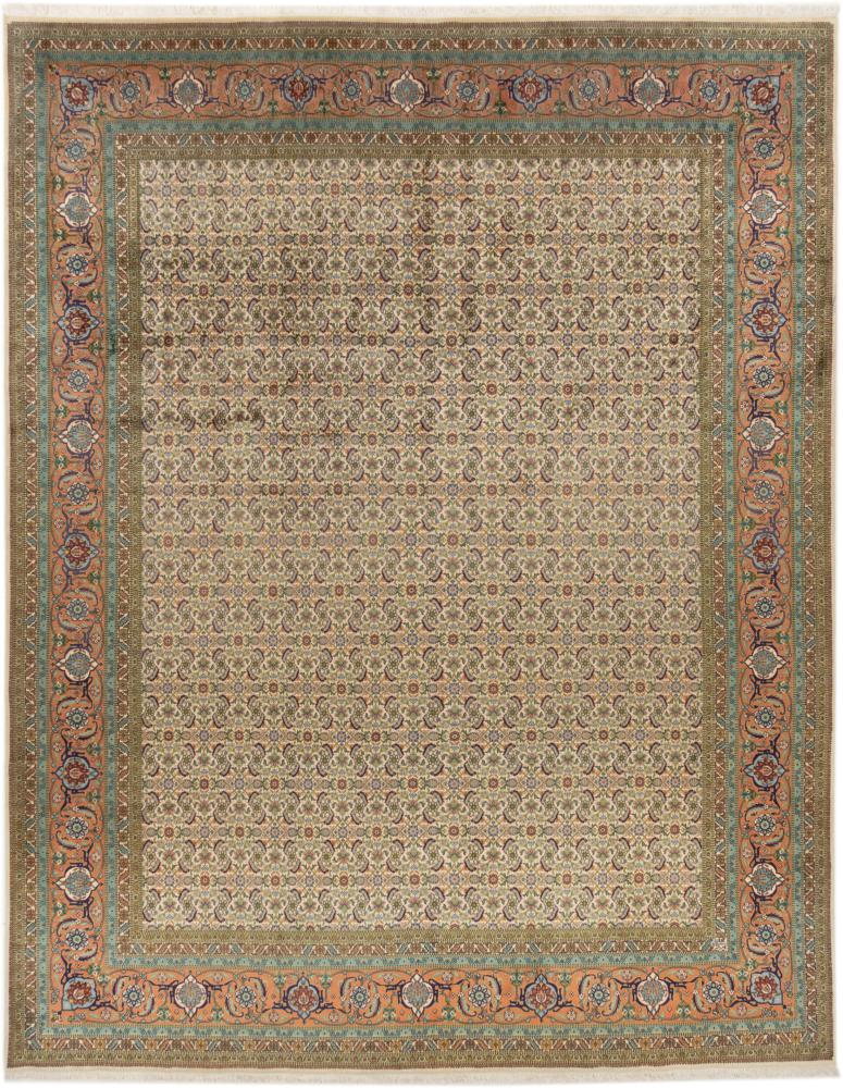 Persian Rug Tabriz 393x300 393x300, Persian Rug Knotted by hand