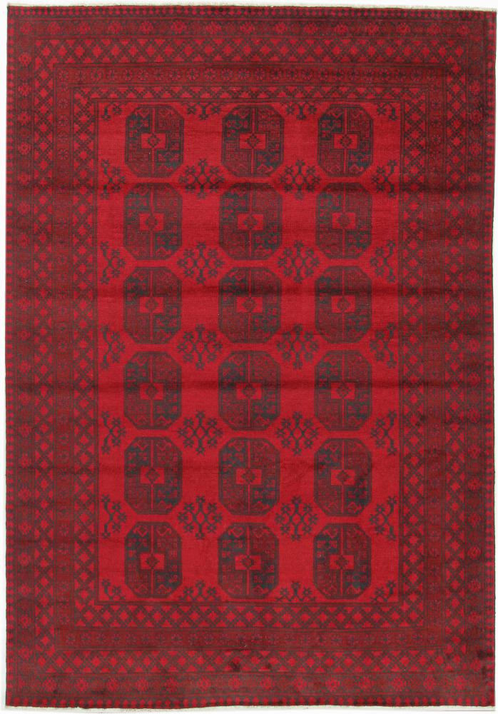 Afghanska mattan Afghan Akhche 290x202 290x202, Persisk matta Knuten för hand