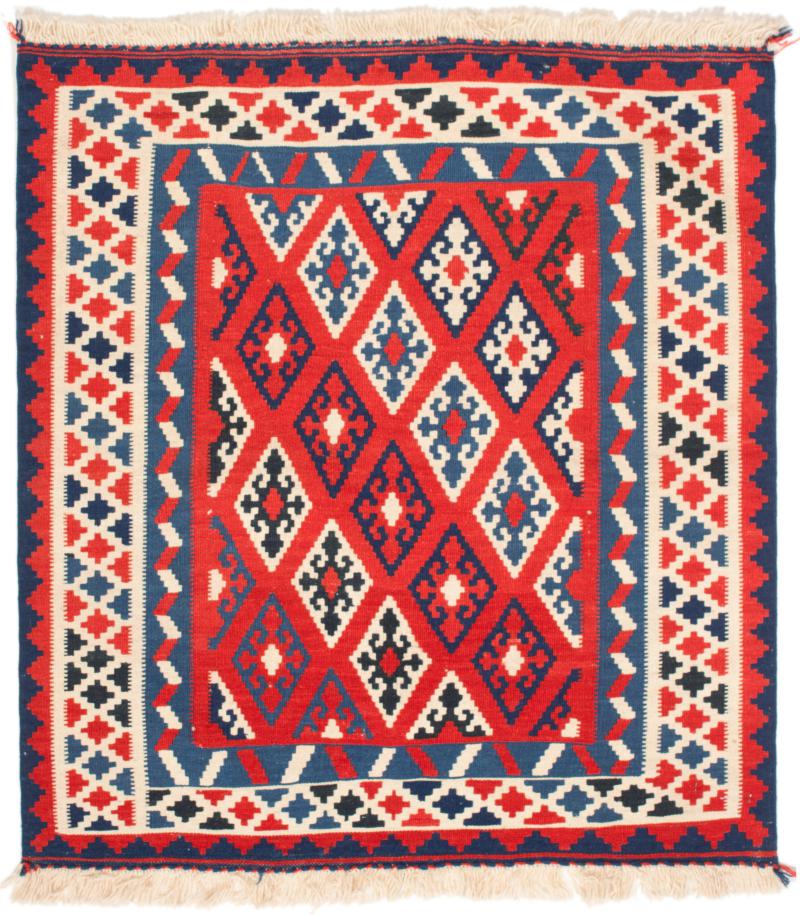 Persian Rug Kilim Fars 109x100 109x100, Persian Rug Woven by hand