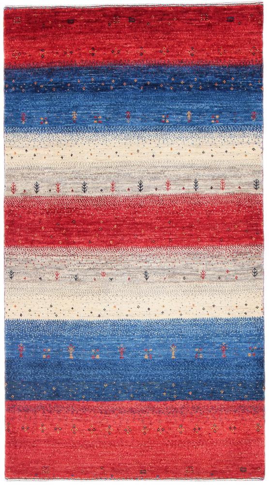 Tapis persan Persan Gabbeh Loribaft Atash 145x81 145x81, Tapis persan Noué à la main