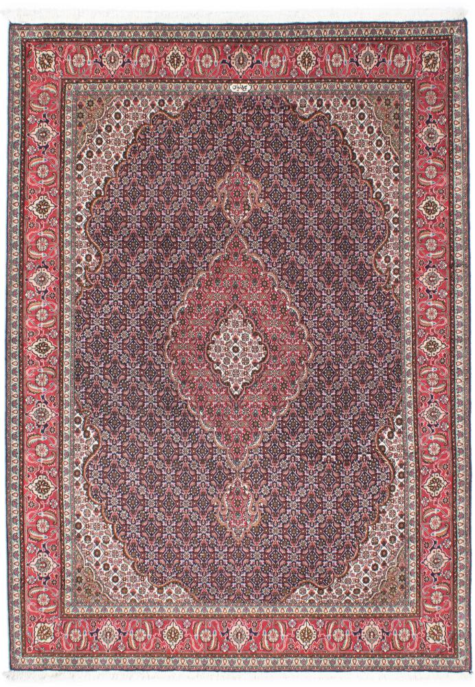 Persian Rug Tabriz 50Raj 6'9"x4'10" 6'9"x4'10", Persian Rug Knotted by hand