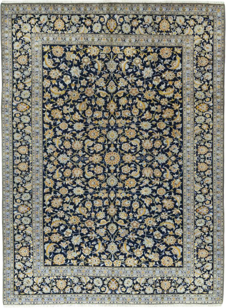 Persian Rug Keshan 12'11"x9'8" 12'11"x9'8", Persian Rug Knotted by hand