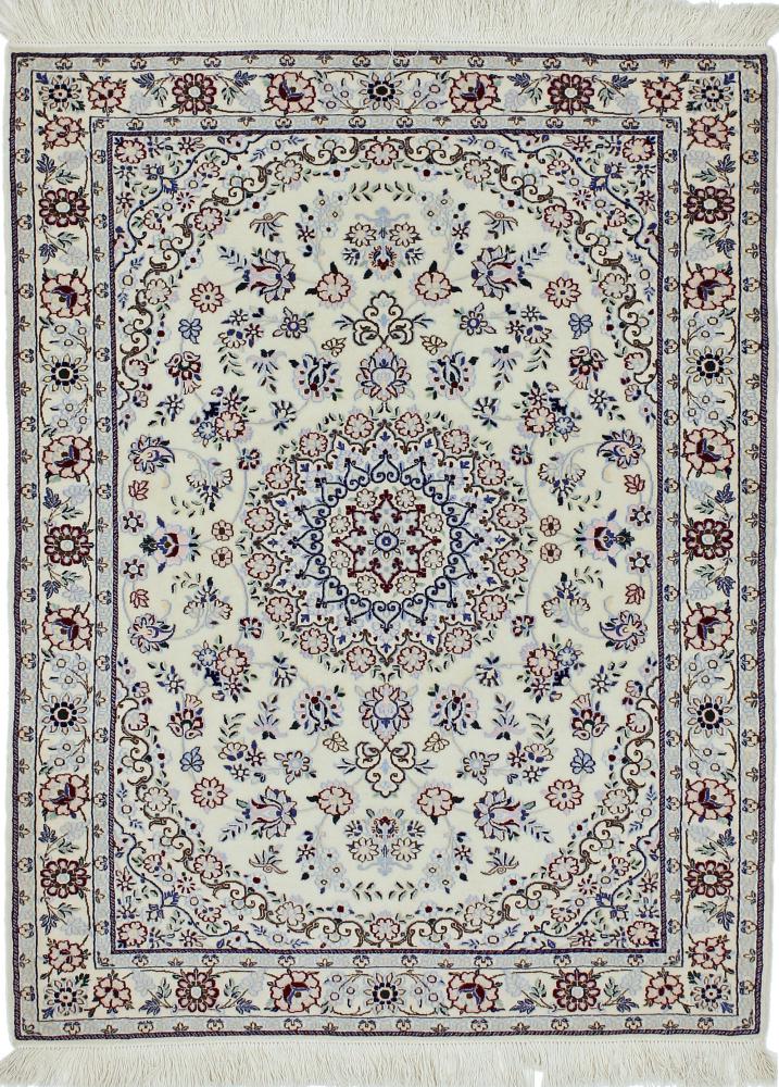Perzisch tapijt Nain 6La 4'5"x3'5" 4'5"x3'5", Perzisch tapijt Handgeknoopte