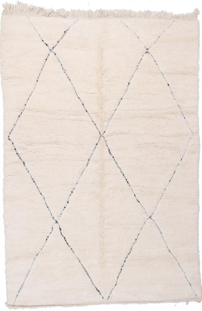 Marokkói szőnyeg Berber Maroccan Beni Ourain 9'9"x6'6" 9'9"x6'6", Perzsa szőnyeg Kézzel csomózva