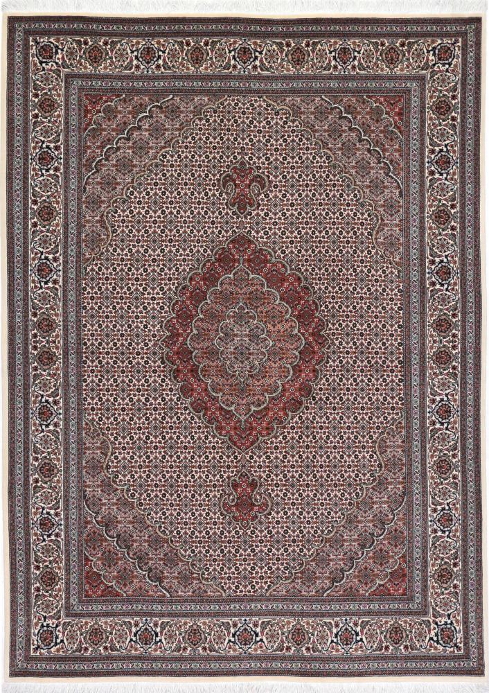 Persian Rug Tabriz Mahi 7'0"x4'11" 7'0"x4'11", Persian Rug Knotted by hand