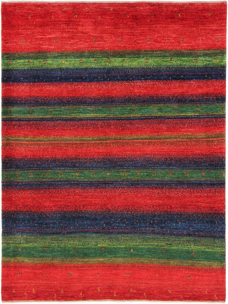 Tapis persan Persan Gabbeh Loribaft Atash 167x126 167x126, Tapis persan Noué à la main