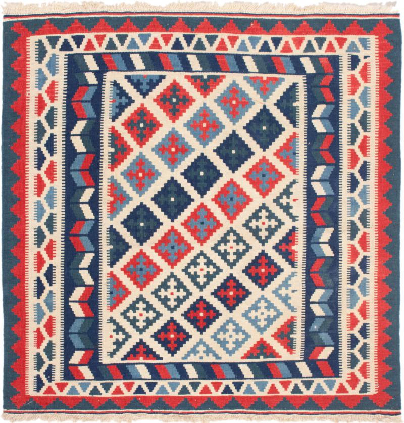 Persian Rug Kilim Fars 99x101 99x101, Persian Rug Woven by hand