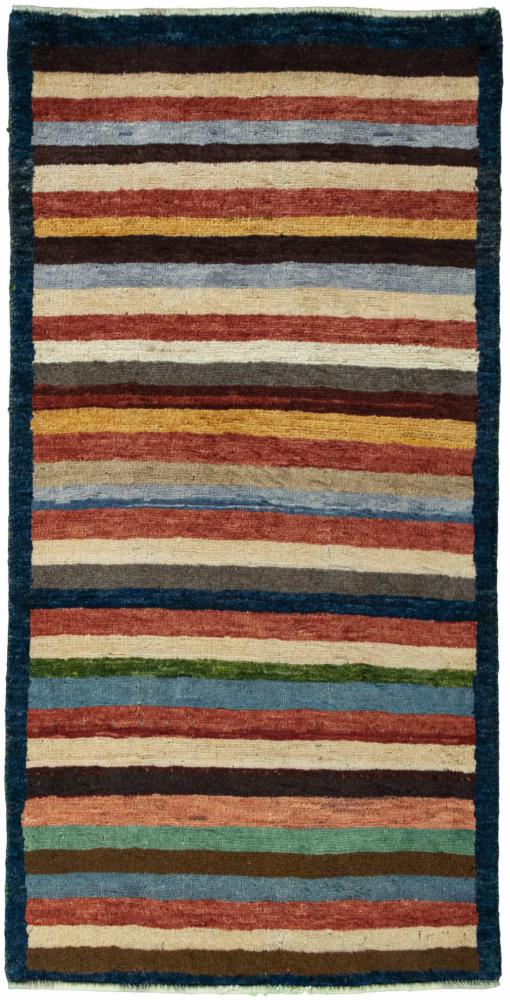 Tapis persan Persan Gabbeh Ancien 139x71 139x71, Tapis persan Noué à la main