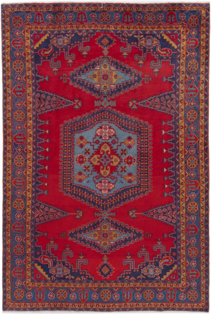 Persian Rug Wiss 10'6"x7'1" 10'6"x7'1", Persian Rug Knotted by hand