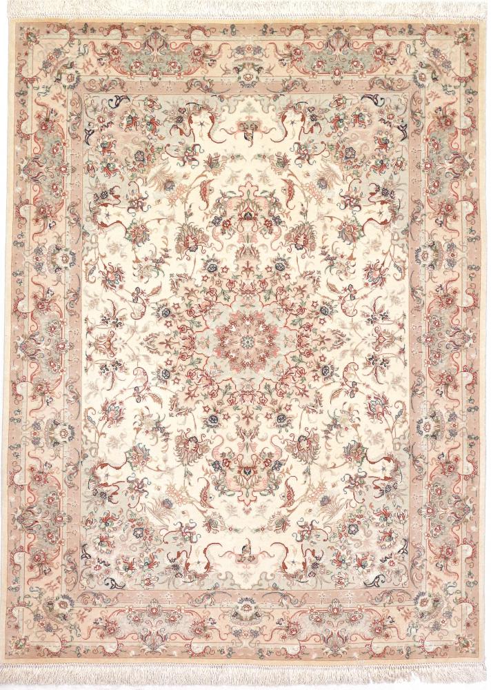 Persian Rug Tabriz 6'5"x4'9" 6'5"x4'9", Persian Rug Knotted by hand