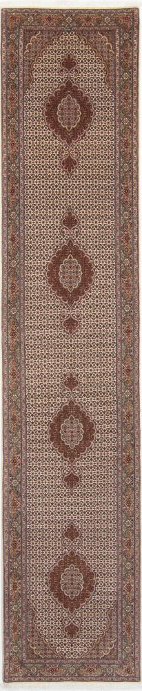 Tapete persa Tabriz 50Raj 13'4"x2'9" 13'4"x2'9", Tapete persa Atado à mão