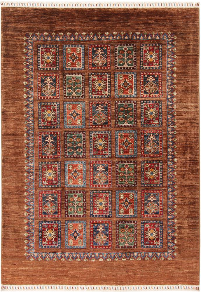 Afghan rug Arijana Bakhtiarii 6'9"x4'10" 6'9"x4'10", Persian Rug Knotted by hand