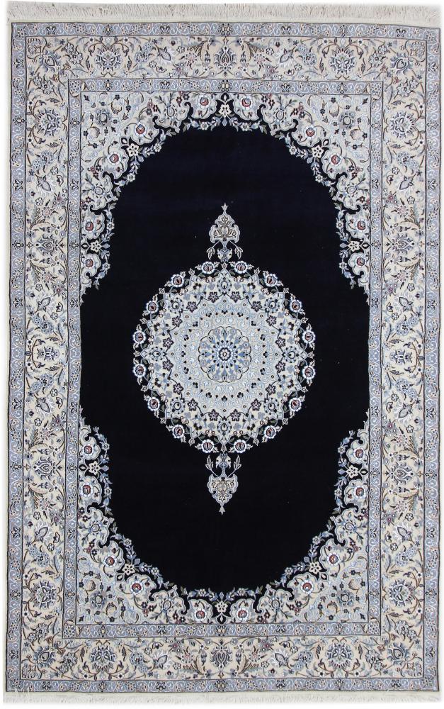 Persian Rug Nain 9La 10'6"x6'9" 10'6"x6'9", Persian Rug Knotted by hand