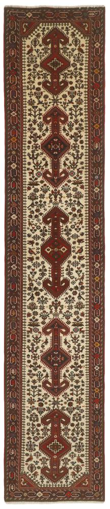 Persian Rug Abadeh 13'6"x2'7" 13'6"x2'7", Persian Rug Knotted by hand