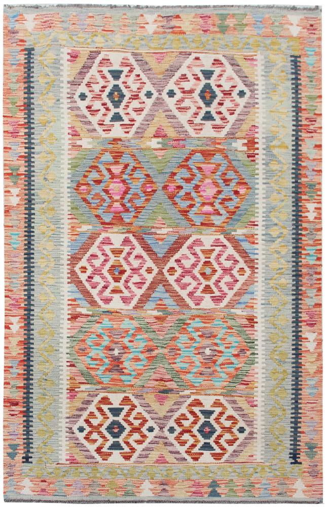 アフガンカーペット キリム アフガン 6'0"x3'11" 6'0"x3'11",  ペルシャ絨毯 手織り