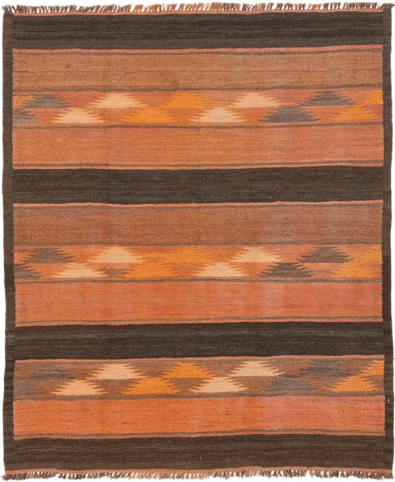 Afghan rug Kilim Afghan 160x133 160x133, Persian Rug Woven by hand