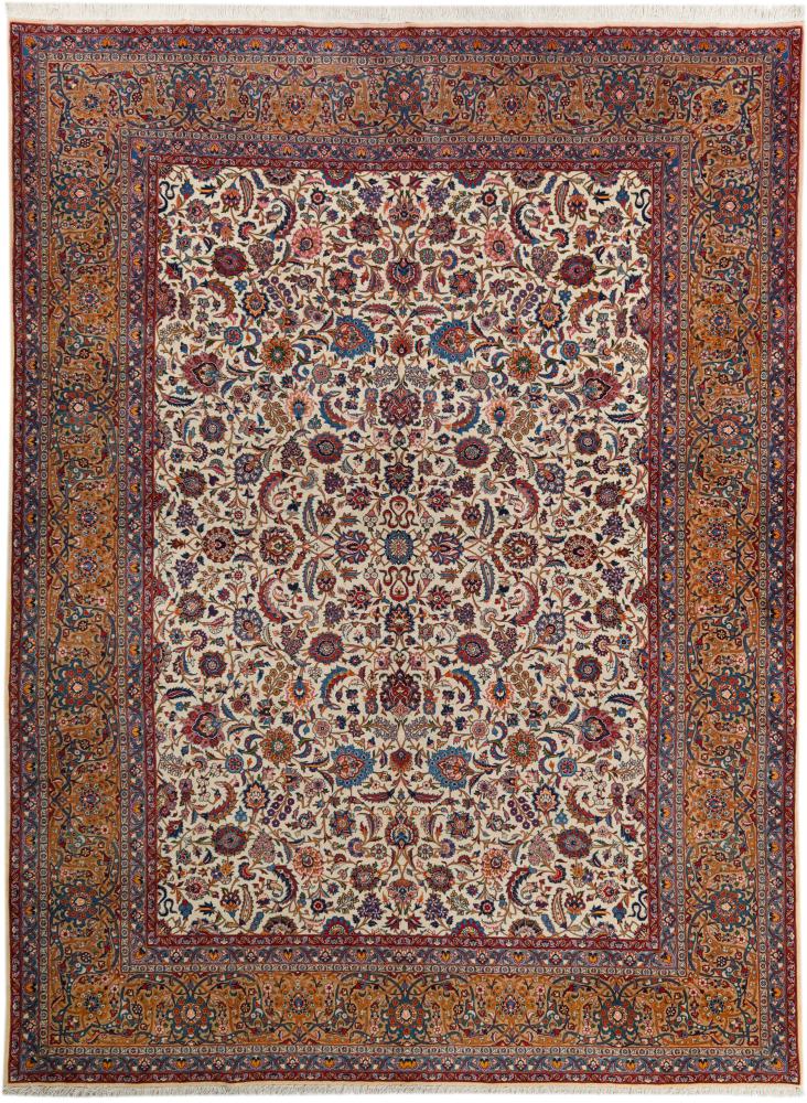 Persialainen matto Keshan Vanha 11'10"x8'9" 11'10"x8'9", Persialainen matto Solmittu käsin