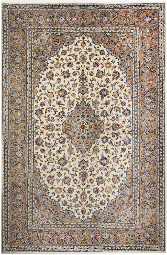 Persian Rug Keshan 10'2"x6'8" 10'2"x6'8", Persian Rug Knotted by hand