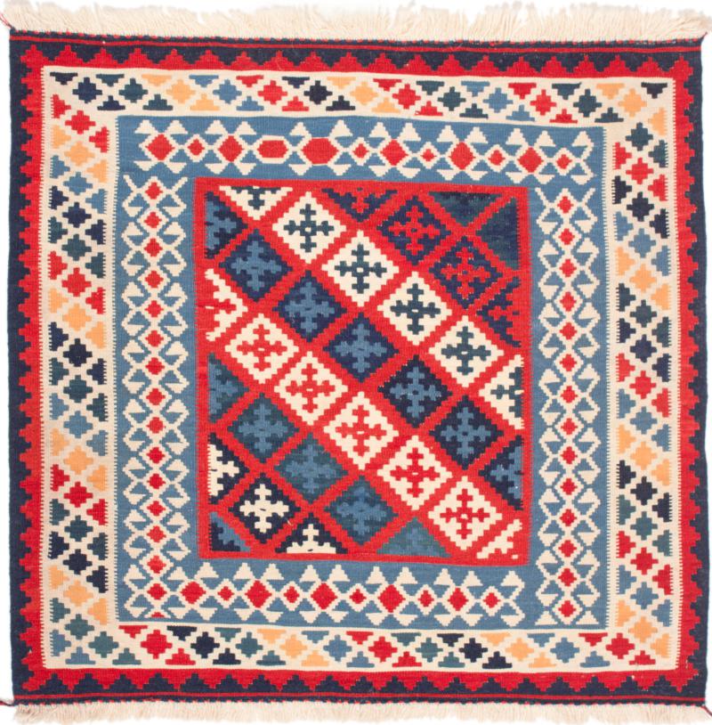 Persian Rug Kilim Fars 109x105 109x105, Persian Rug Woven by hand