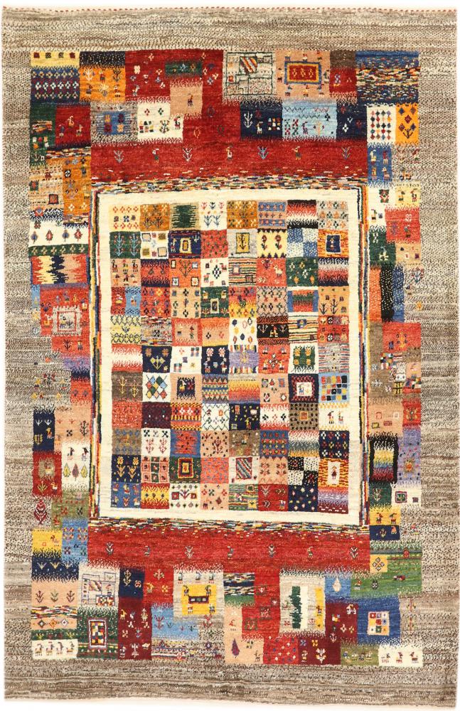 Perzisch tapijt Perzisch Gabbeh Loribaft Nature 184x122 184x122, Perzisch tapijt Handgeknoopte