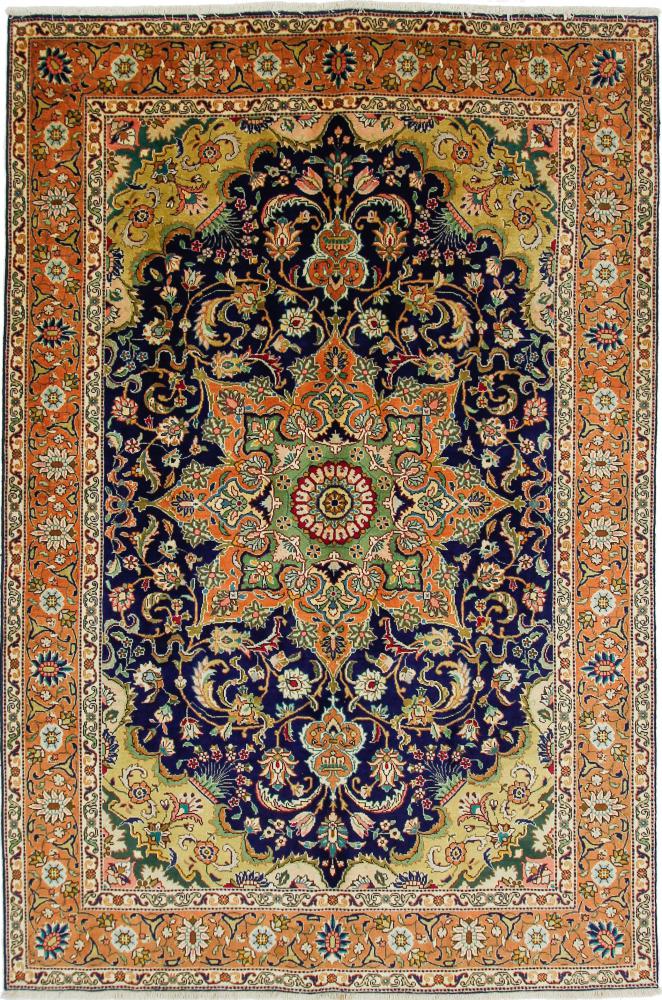 Persian Rug Tabriz 296x197 296x197, Persian Rug Knotted by hand