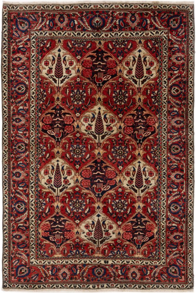 Tapis persan Bakhtiar 205x140 205x140, Tapis persan Noué à la main