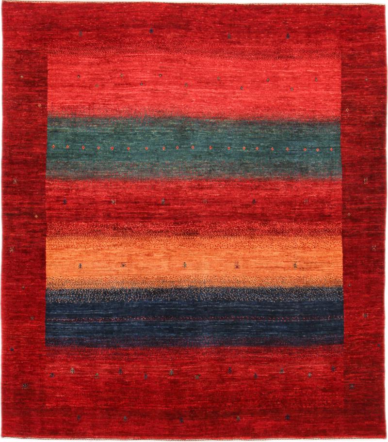 Perzisch tapijt Perzisch Gabbeh Loribaft Nowbaft 173x150 173x150, Perzisch tapijt Handgeknoopte