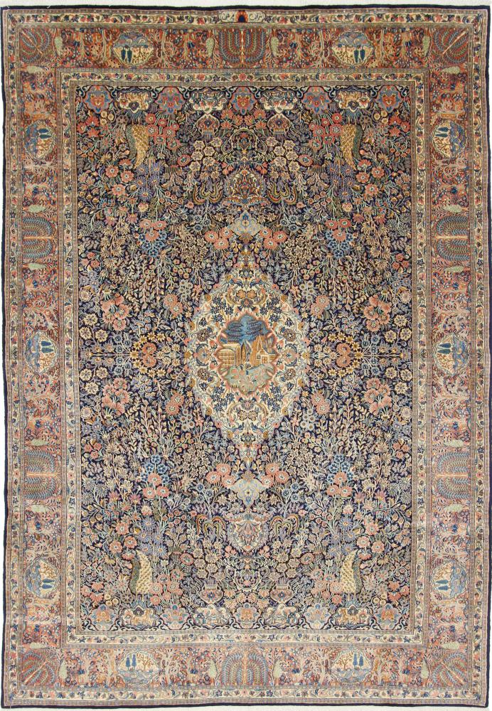Persialainen matto Kerman Sherkat 289x199 289x199, Persialainen matto Solmittu käsin