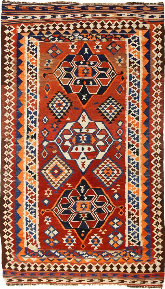 Περσικό χαλί Κιλίμ Fars Ghashghai 8'11"x5'3" 8'11"x5'3", Περσικό χαλί Χειροποίητη ύφανση